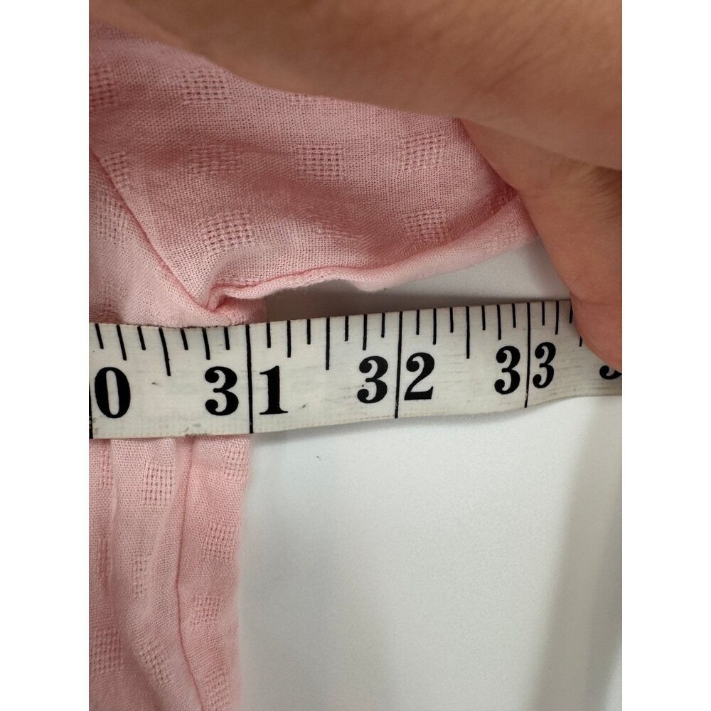 Pomander Place Pink Salt Lizzie Coverup Relexed Fit Gauzy Lightweight Size M - Picture 8 of 10